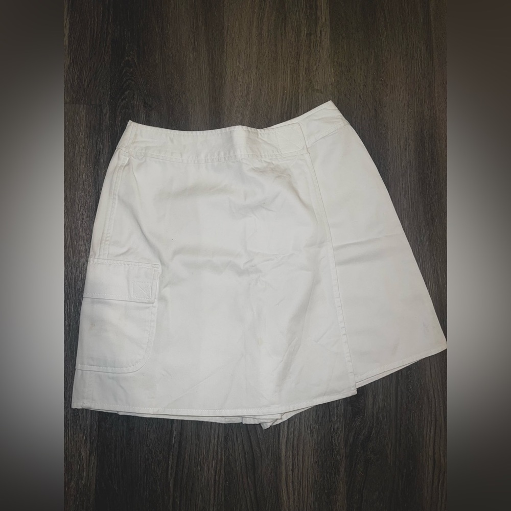White Skort